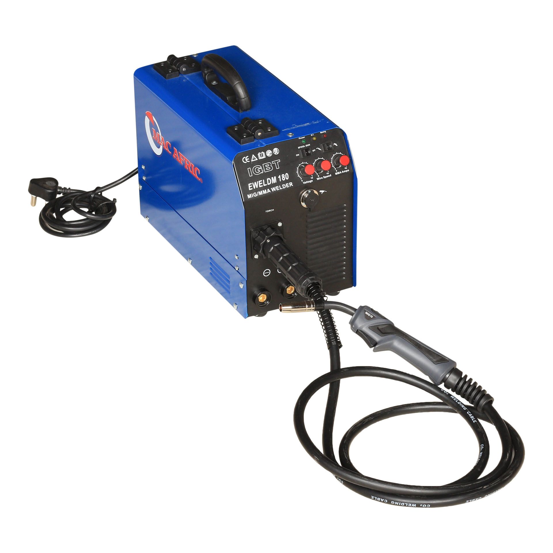 MAC AFRIC 180 A IGBT (MIG & MMA) Welding Machine | Adendorff