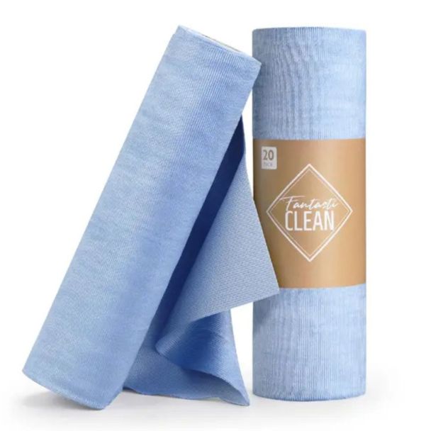 Microfiber Glass Cleaning Cloths - 20pc