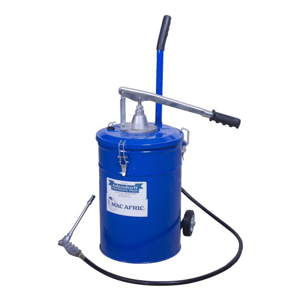 MAC AFRIC High Pressure Grease Pump With Trolley & Drum
