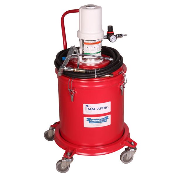 MAC-AFRIC 40 litre Pneumatic Grease Drum & Trolley