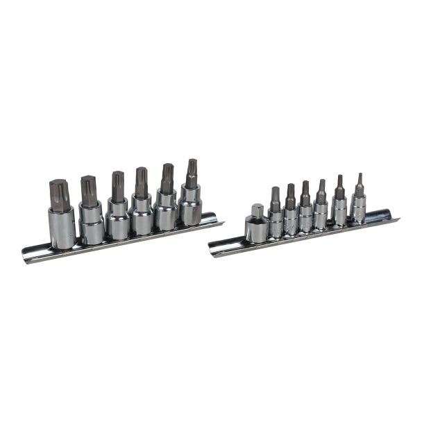MAC AFRIC 13 PCS 1/4" IN and 3/8" IN Tamper Torx Bit Set