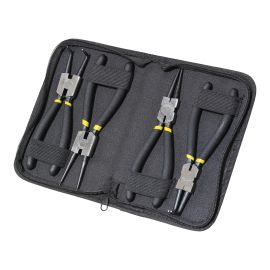 EXPERT 4 PCS 177 MM Circlip Plier Set (I/S & O/S) in Zip Case