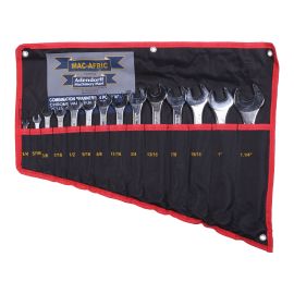 MAC AFRIC 14 PCS Imperial Combination Polished Spanner Set | Adendorff