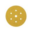 MIRKA Gold Sanding Discs, Grip, 6 + 1 Holes, 150mm 