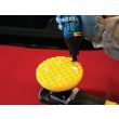 MIRKA Golden Finish Pad-1, Yellow Waffle, 155mmx22mm, 2/pack