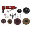 MAC AFRIC Angle Air Die Grinder with Sanding Pad + Stones