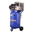 MAC AFRIC 100 Litre 2.2 KW (3 HP) 230 V Vertical Space Saver Belt Driven Compressor