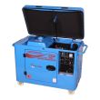 MAC AFRIC 6.5 kVA (5 KW) Standby Enclosed Type Diesel Generator - 220V Single Phase