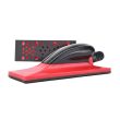 SUNNYPADS Hand Sanding Block, Grip, Red
