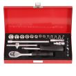 HEXA 1/4" IN Drive 26 PCS Socket Wrench Set
