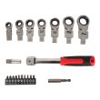20PCE FLEX RATCHET HEAD WRENCH SET(8-10-12-13-14-17-19 INCL S/D BITS )