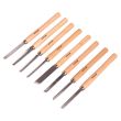 TORK CRAFT 8 PCS Standard Carbon Wood Turning Chisel Set