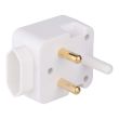 SWITCHED Adaptor SA 3-pin to Schuko & Euro