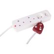 SWITCHED High Surge 4-Way Multiplug (0.5 M)
