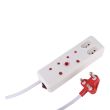 SWITCHED 4-Way Medium Surge Extension Lead 5M