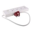 SWITCHED 8-Way High Surge Multiplug 0.5m