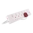 SWITCHED 12-Way High Surge Multiplug 0.5m