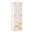 SWITCHED 4-Way Medium Surge Adaptor with Schuko – White