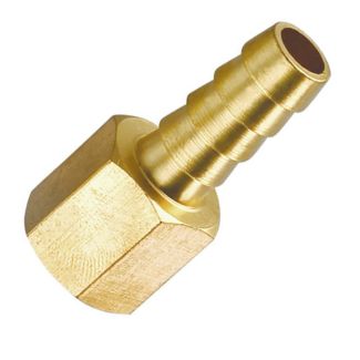 AIR CRAFT Brass Hose Tail Connector 1/4" Female x 8mm