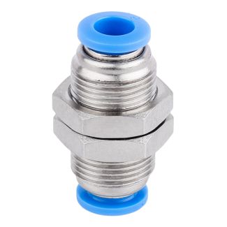 6 mm Metal Bulkhead Straight Connector