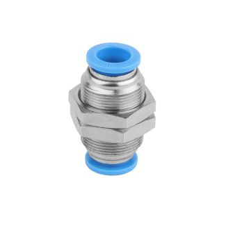 10 mm Metal Bulkhead Straight Connector APM10