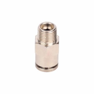 MPC06-01 6 mm x 1/8" M Metal PU Straight
