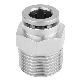 MPC08-03 8 mm x 3/8" M Metal PU Straight