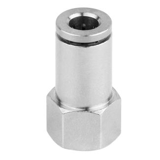 MPCF06-01 6 mm x 1/8" F Metal PU Straight