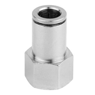 MPCF10-03 10 mm x 3/8" F Metal PU Straight