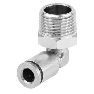 MPL06-03 6 mm x 3/8" M Metal PU Elbow