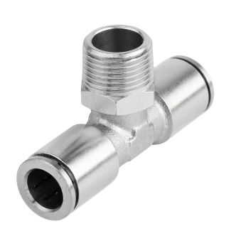 MPT10-03 10 mm x 3/8" M Metal PU T-Joint