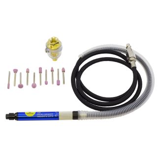 RONPENG 17 PCS Micro Air Die Grinder Kit 1/8" IN (3 MM)