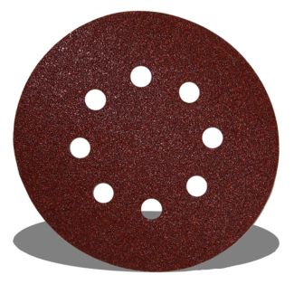 TORK CRAFT Sanding Discs Velcro 150 MM with 8 Holes (10 Pack)