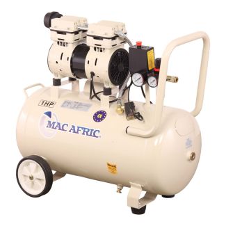 MAC AFRIC 50L Silent Oil Free Compressor 0.75 KW (1 HP) 230 V