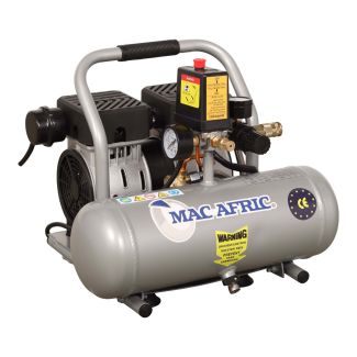 MAC AFRIC 6 Litre 0.75 KW (3/4 HP) 230 V Oil Free Air Compressor (Aluminium Tank)