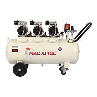 MAC AFRIC PRO 100L 1800W Oil-Free Silent Compressor (8Bar)