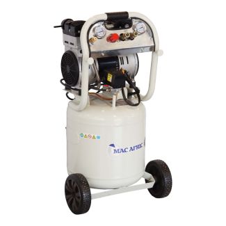 MAC AFRIC 40 Litre 1.5 KW (2 HP) 230 V Vertical Oil-Free Silent Air Compressor