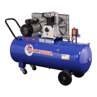 MAC AFRIC 150 Litre 2.2 KW (3 HP) 230 V Belt Driven Compressor