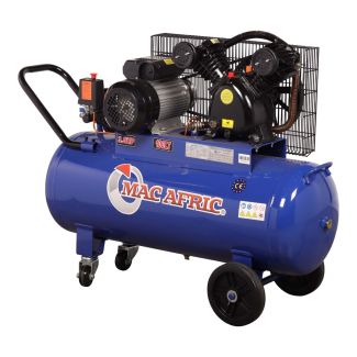 MAC AFRIC 100 Litre 2.2 KW (3 HP) 230 V Belt Driven V-Head Compressor