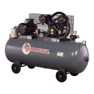 MAC AFRIC 300 Litre 3.6 KW (5 HP) 380 V Belt Driven "V-Type" Compressor