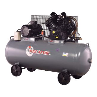 MAC AFRIC 500L 7.5 KW (10 HP) 380 V Belt Driven V-Head Compressor