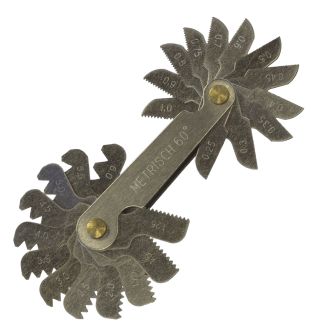 MAC AFRIC Set of Thread Gauges 0.25 MM - 6 MM