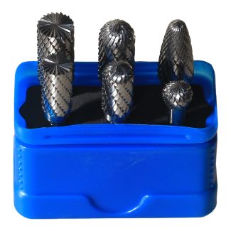 MAC AFRIC 6 PCS Tungsten Carbide Burr Double Cut