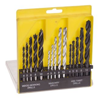 MAC AFRIC 15 PCS Comb MAS/HSS Wood Drill Set