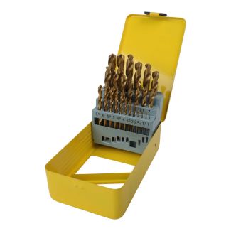 MAC AFRIC 25 PCS Titanium Drill Bit Set (Yellow Case)
