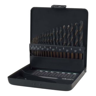 ALPEN 19-Piece Sprint Master HSS Drill Bit Set (1-10mm)