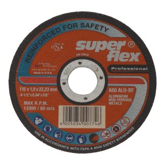 SUPERFLEX 115x1.0x22.23 A60 Slimline Cutting Disc