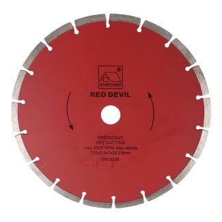 AVANCER 230mm Red Devil Segmented Diamond Blade