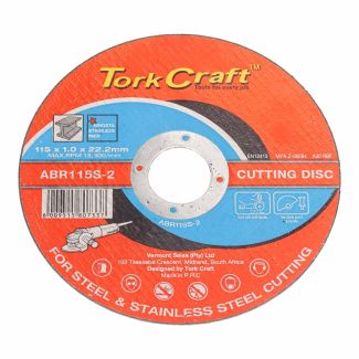 TORK CRAFT 115 x 1.0 x 22.2 MM Steel Cutting Disc