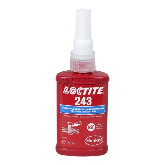 LOCTITE® 243 Blue Medium Strength Threadlocker - 50ml
